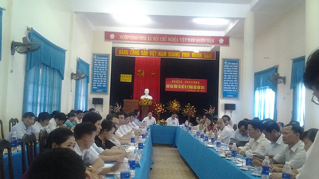 Quảng Bình’s Home Affairs Department holds a conference to review home affairs in the first six months of 2014